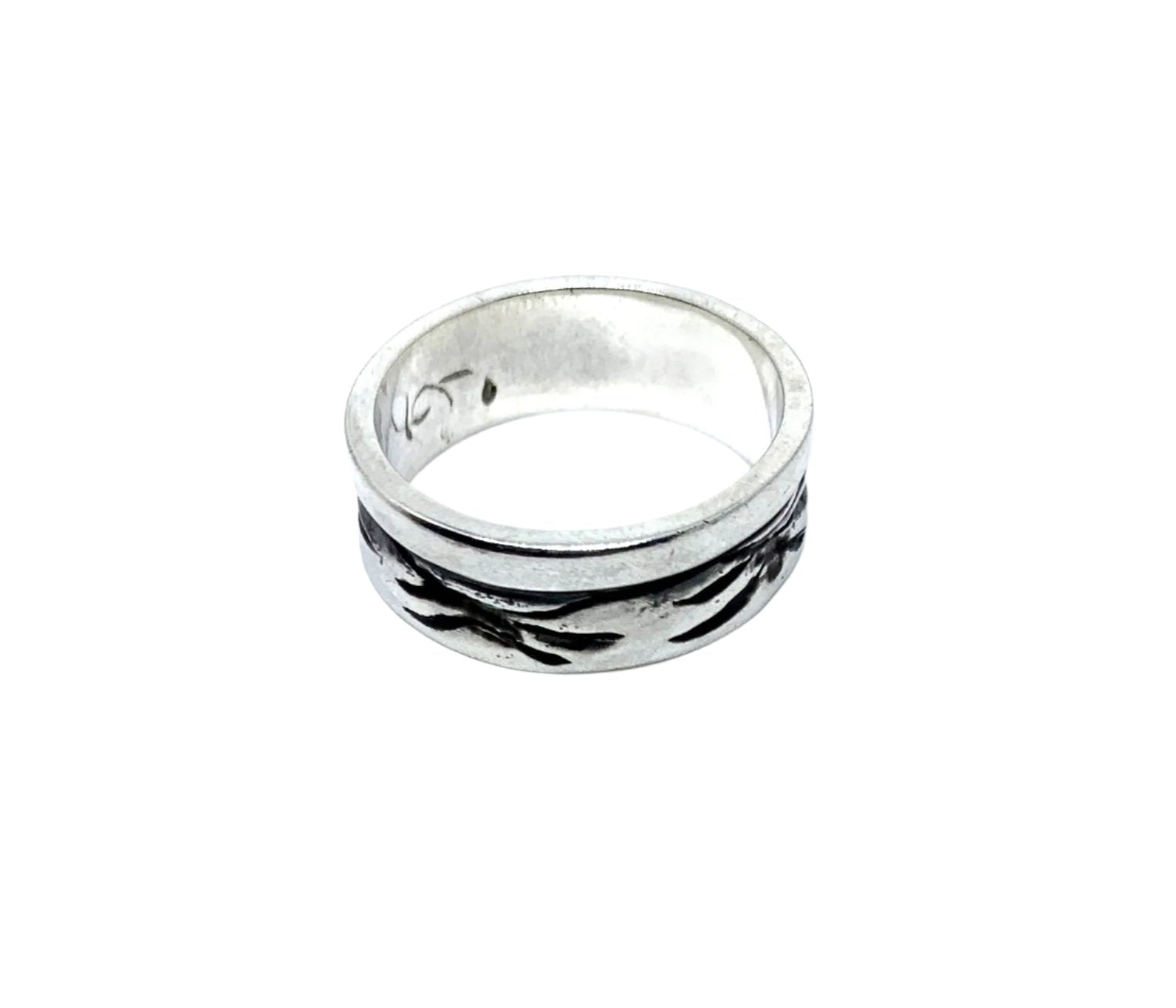 Raggi Band Men’s Ring – Handcrafted Sterling Silver - Tg-Jewellery By Tamara Gervasio
