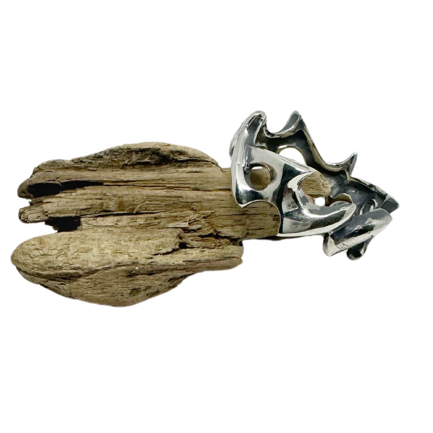 Men’s Spike Ring – Sterling Silver 925, Lost Wax Carving - Tg-Jewellery By Tamara Gervasio