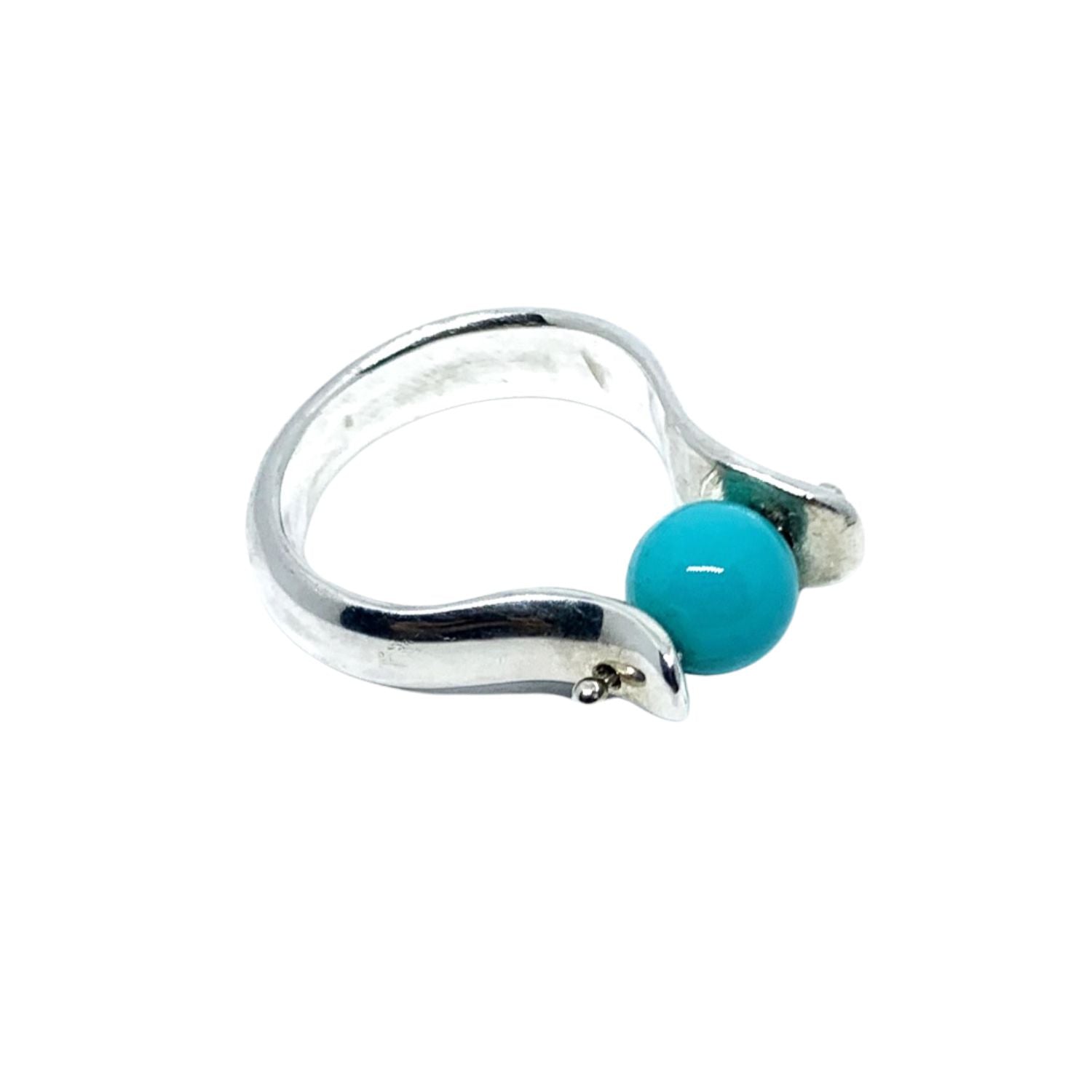Crusher of Thoughts Spinning Beads Ring | Handmade Silver - Tg-Jewellery By Tamara Gervasio