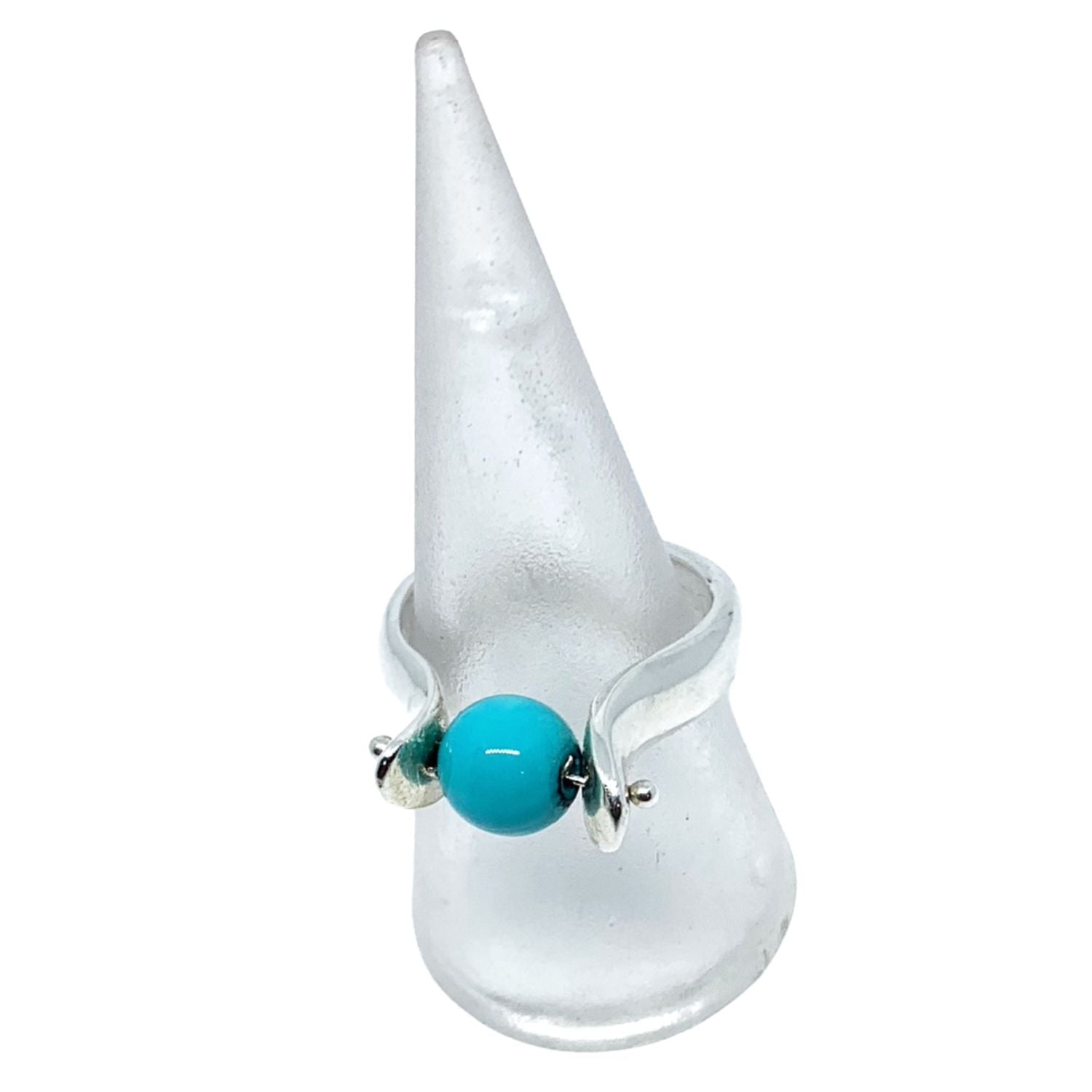 Crusher of Thoughts Spinning Beads Ring | Handmade Silver - Tg-Jewellery By Tamara Gervasio