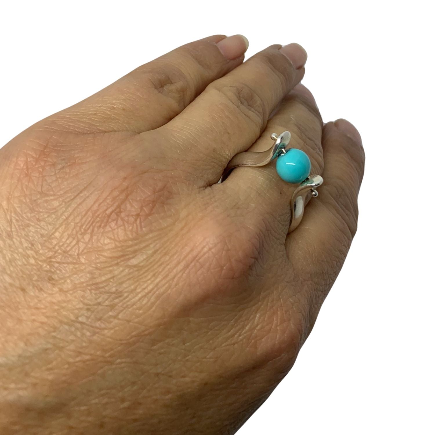 Crusher of Thoughts Spinning Beads Ring | Handmade Silver - Tg-Jewellery By Tamara Gervasio
