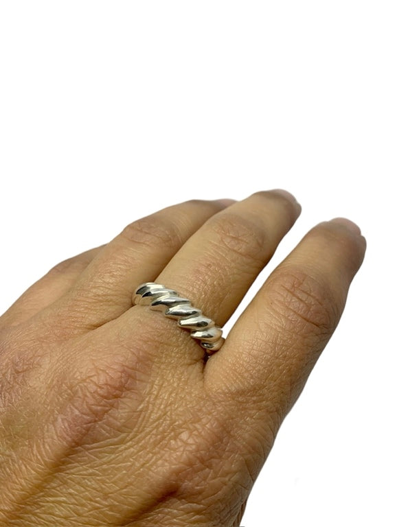 Torciglione One-of-a-Kind Ring | Handcrafted Sterling Silver 925 - Tg-Jewellery By Tamara Gervasio