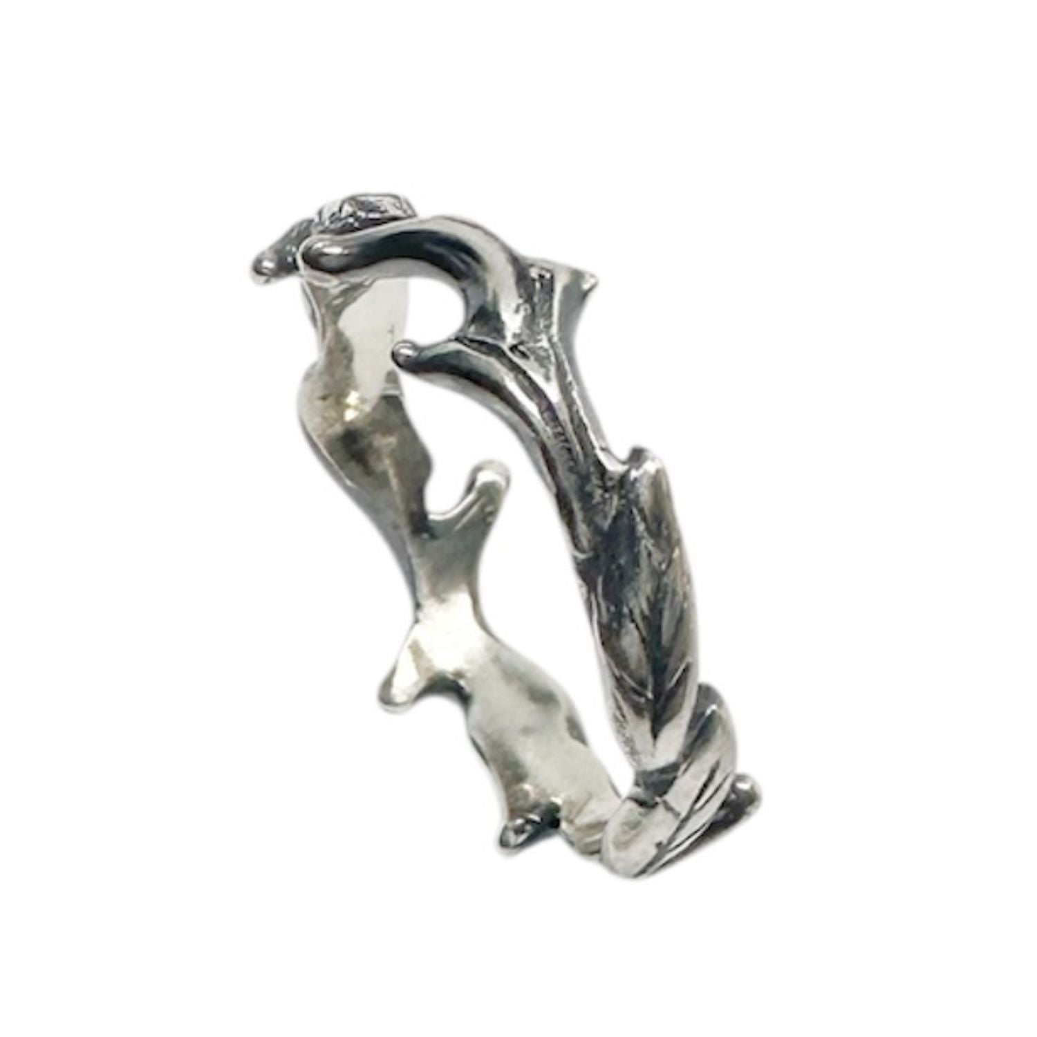 Laurel Roman Wreath Ring in Sterling Silver – One of a Kind