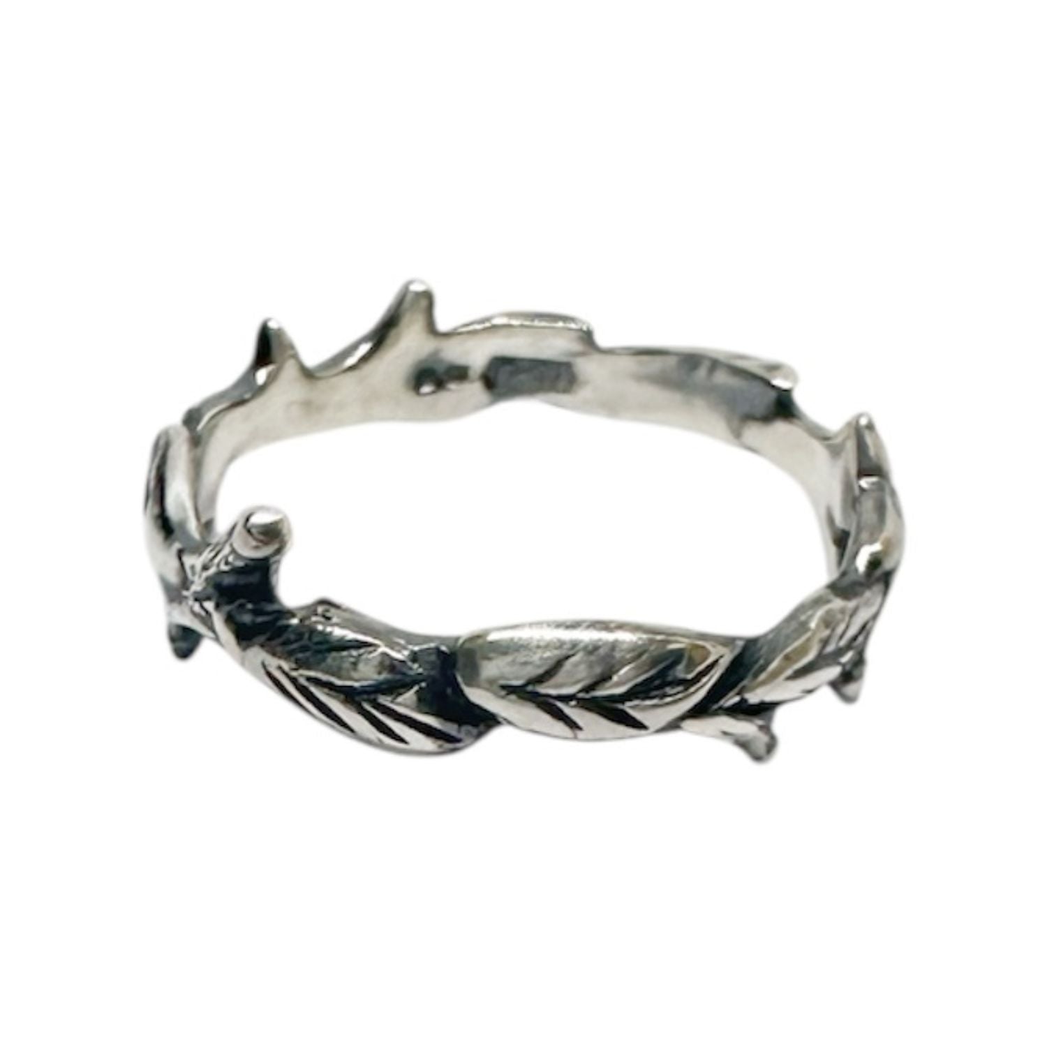 Laurel Roman Wreath Ring in Sterling Silver – One of a Kind