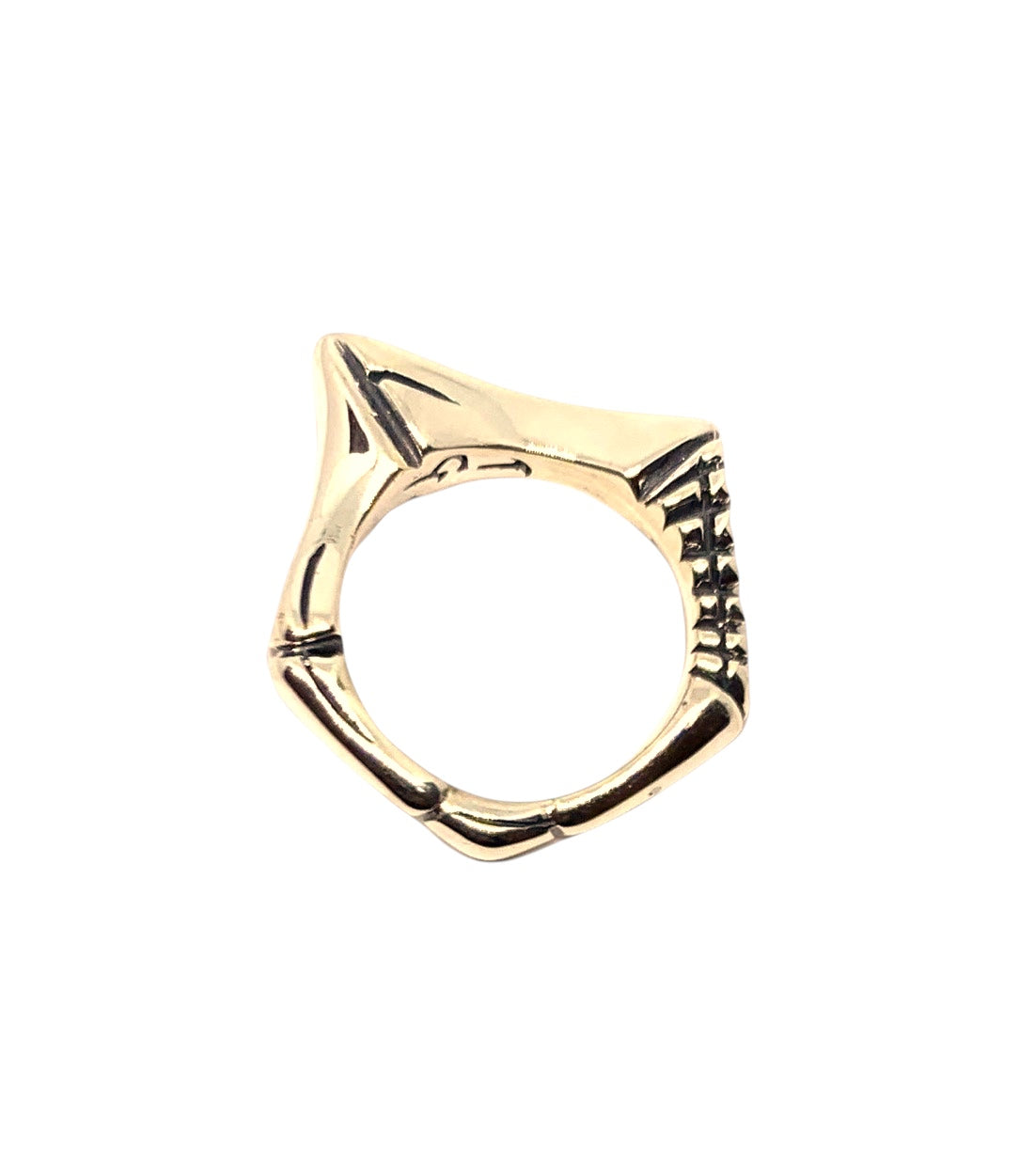 “The Abyss” Men’s Ring in gold | Handcrafted - Tg-Jewellery By Tamara Gervasio