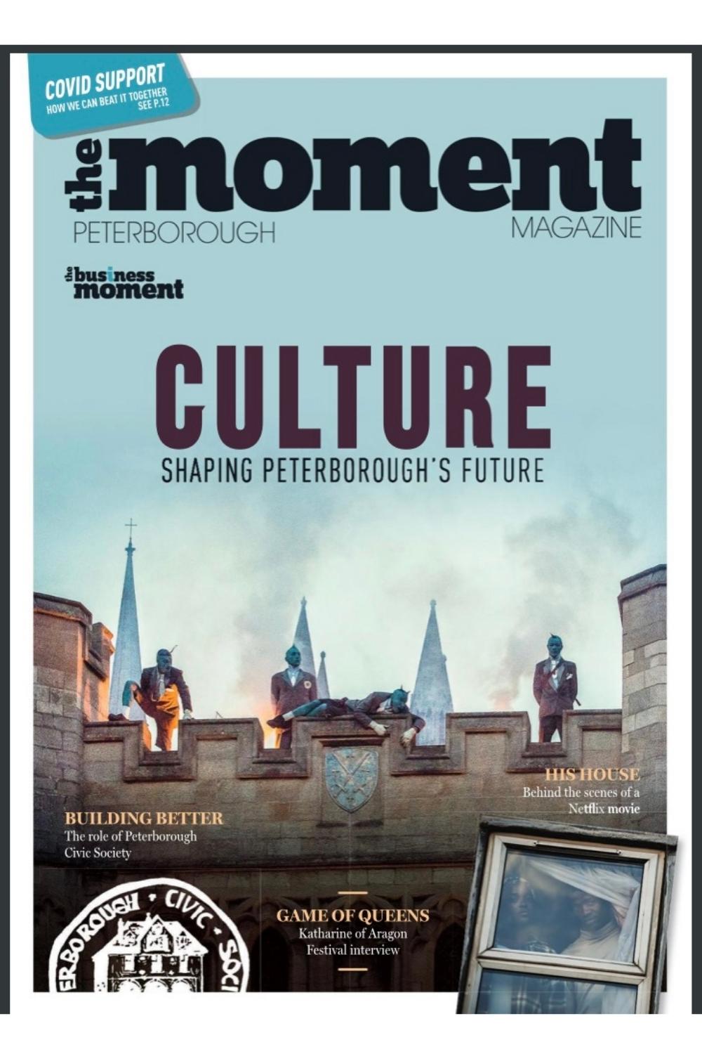 The moment magazine cover
