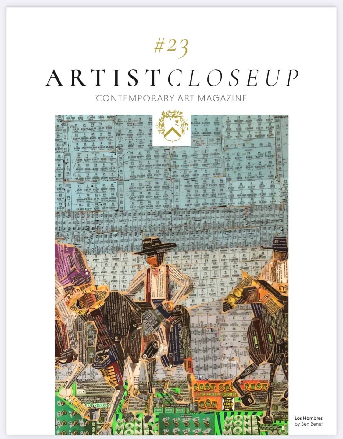 Artist Closeup magazine front cover 