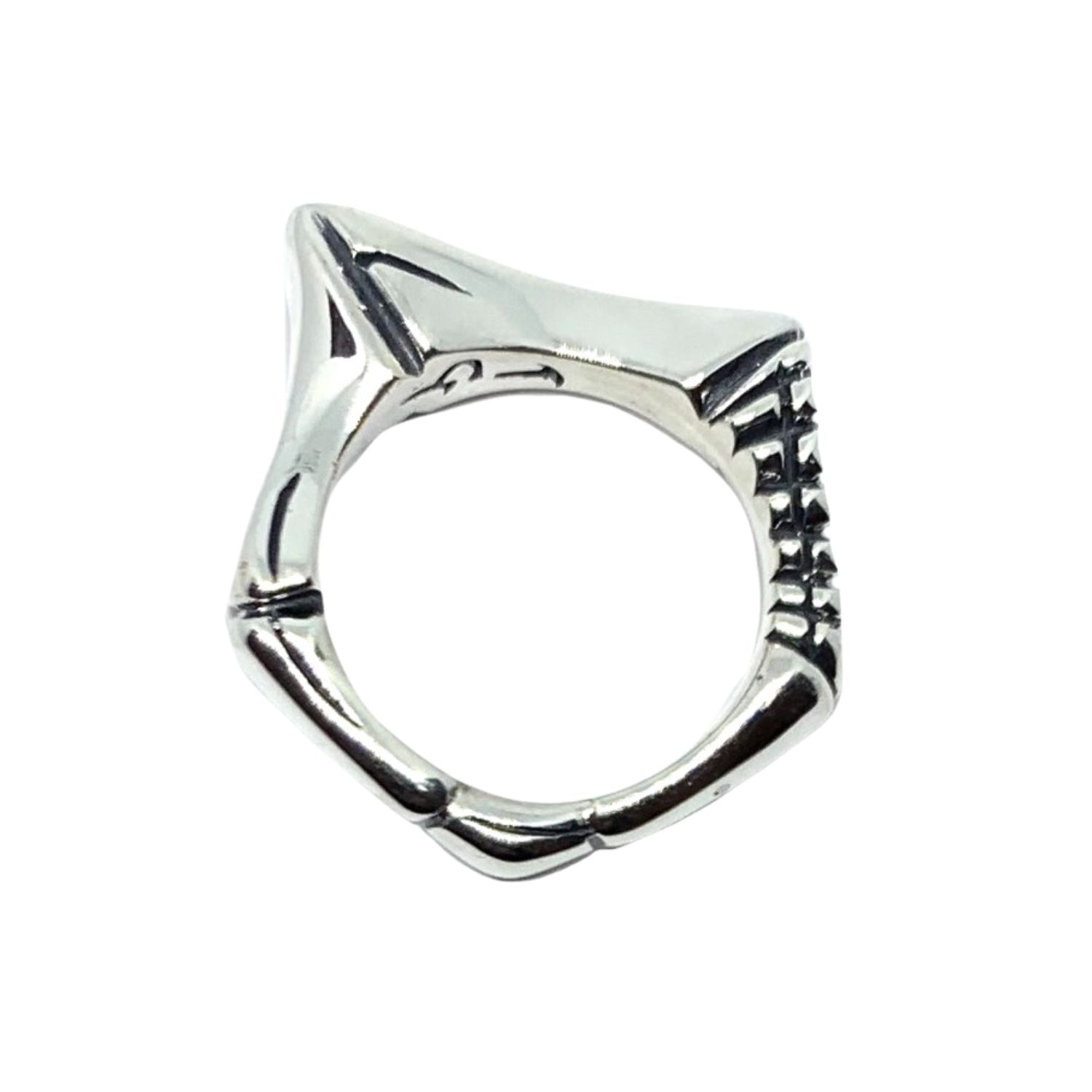 "The Abyss" Men's Ring | Handcrafted Sterling Silver - Tg-Jewellery By Tamara Gervasio