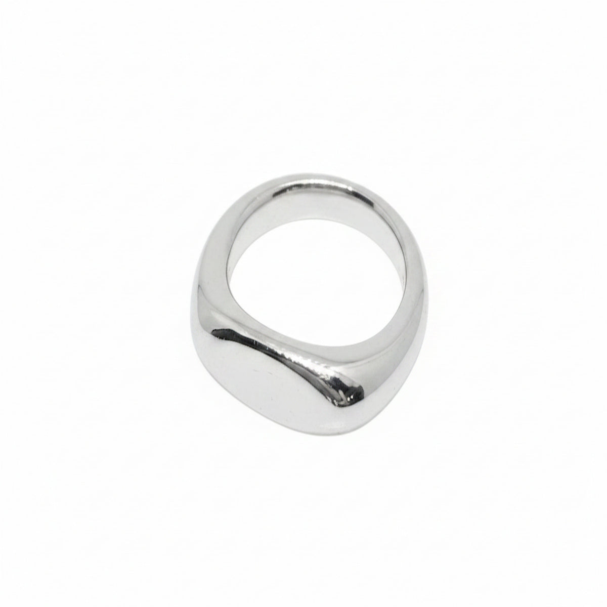 Molten Flow Ring — Gold Flash-Plated Recycled Sterling Silver