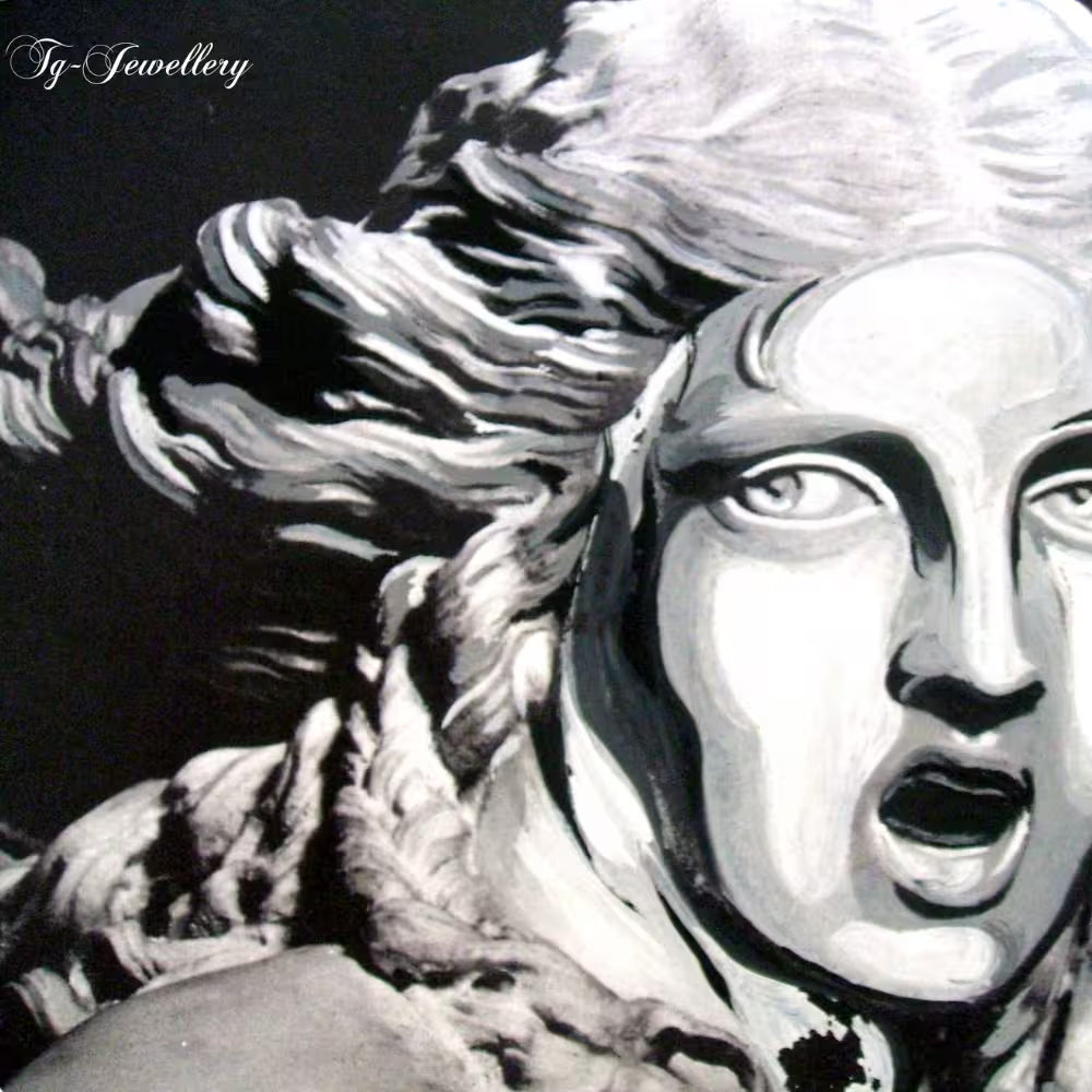 Sketch of “Daphne” Brooch By Tg-Jewellery 