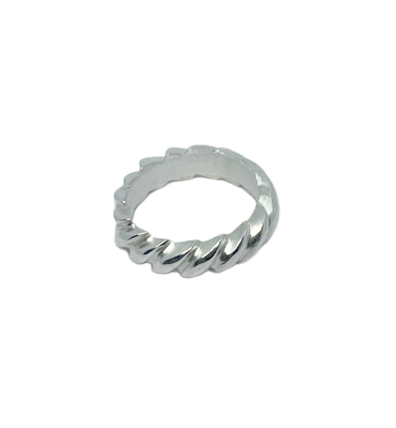 Torciglione One-of-a-Kind Ring | Handcrafted Sterling Silver 925 - Tg-Jewellery By Tamara Gervasio