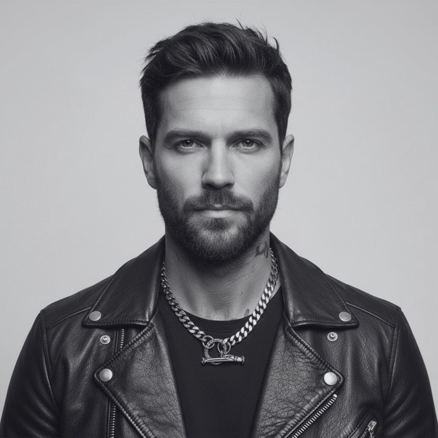 Men’s Sterling Silver Curb Chain Necklace – Celtic Bird 2 T-Bar & POWER Jumpring