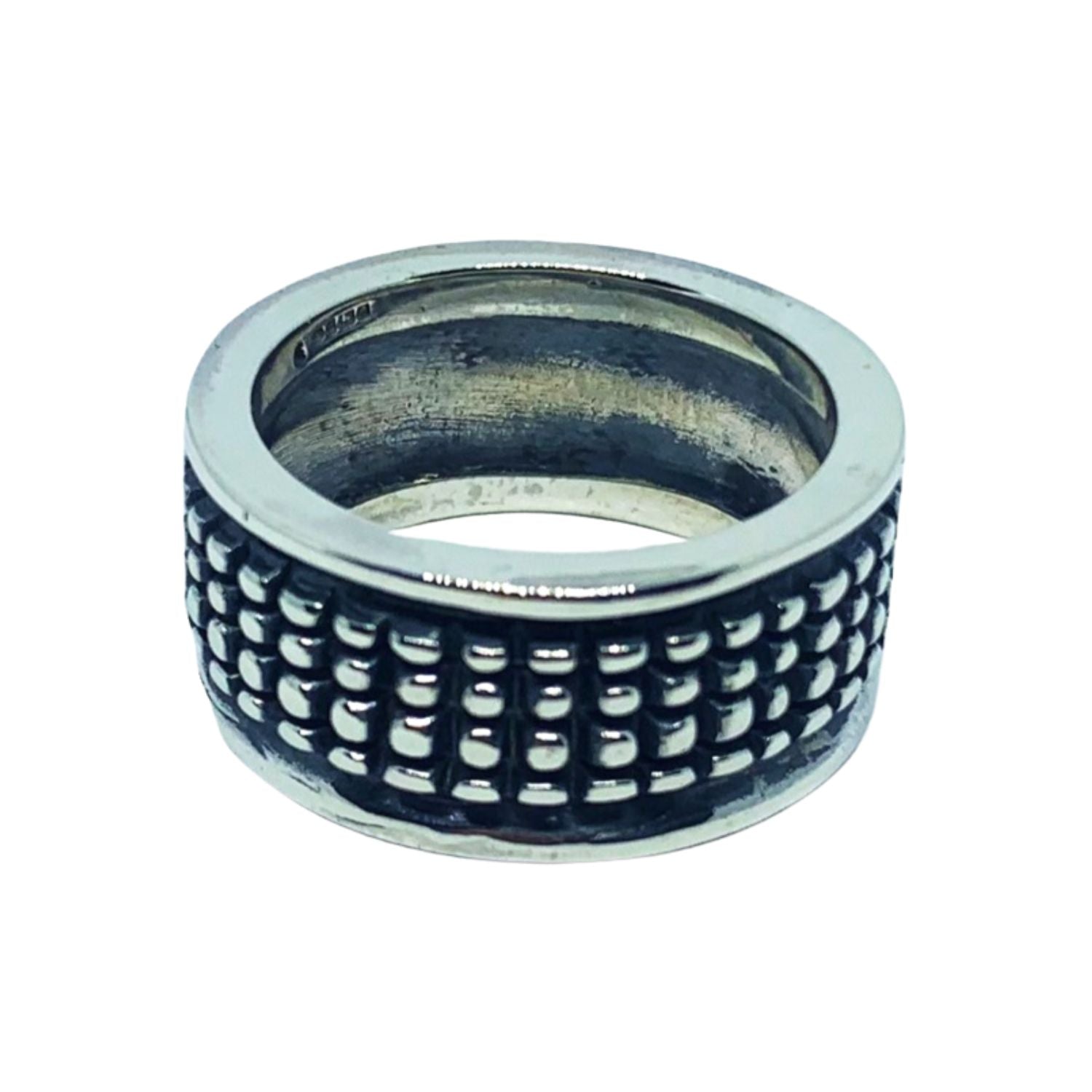 Crocodile Men's Ring – Sterling Silver 925 Oxide or Polish Finish - Tg-Jewellery By Tamara Gervasio
