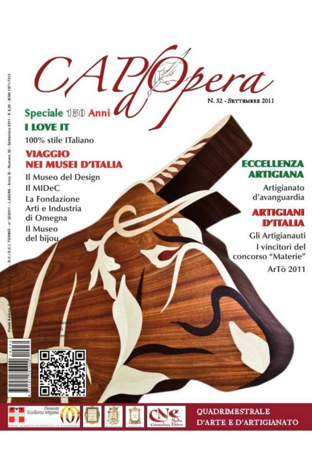 Italian magazine cover titled 'CAPDOpera' 