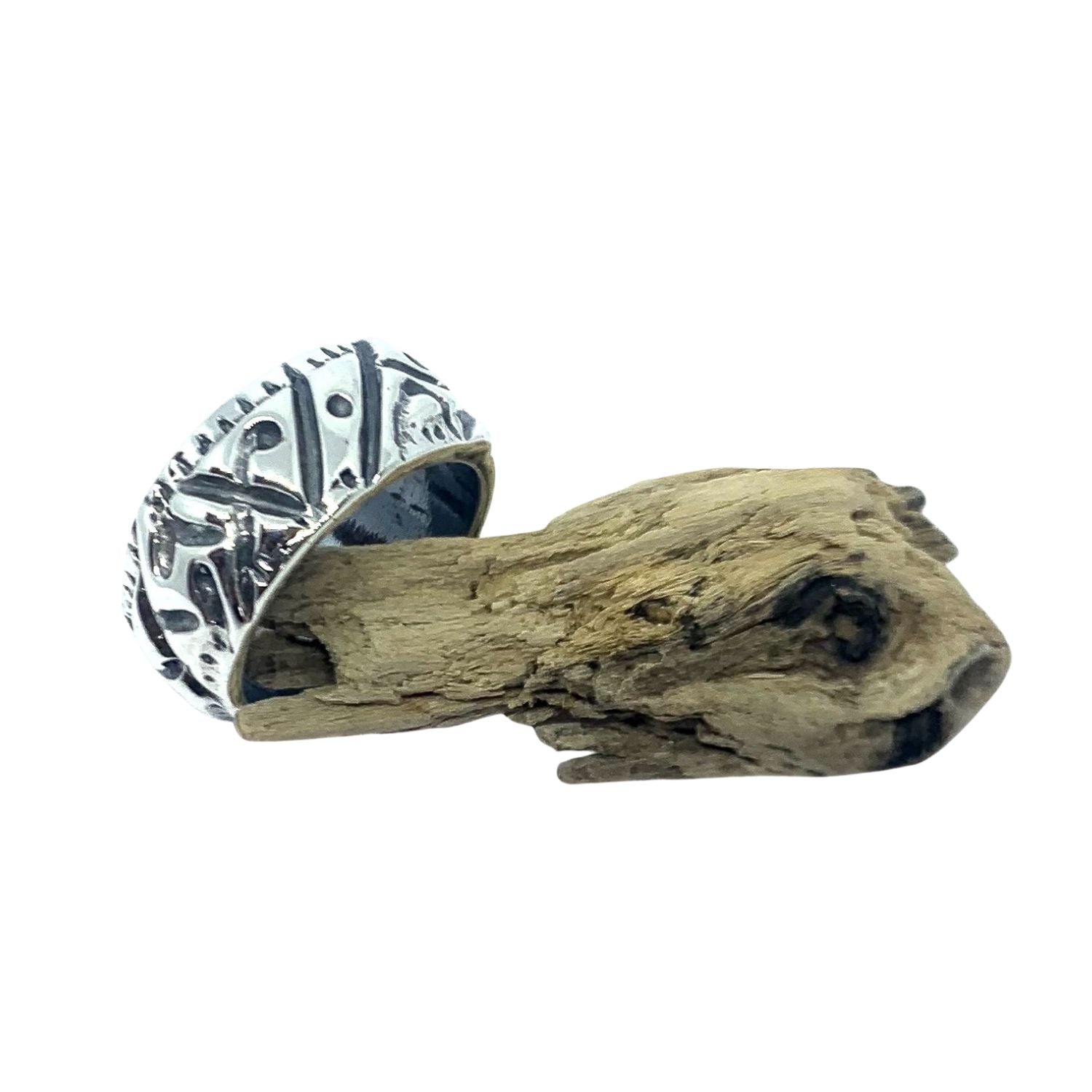 Abstract Men’s Ring – Chunky Sterling Silver 925