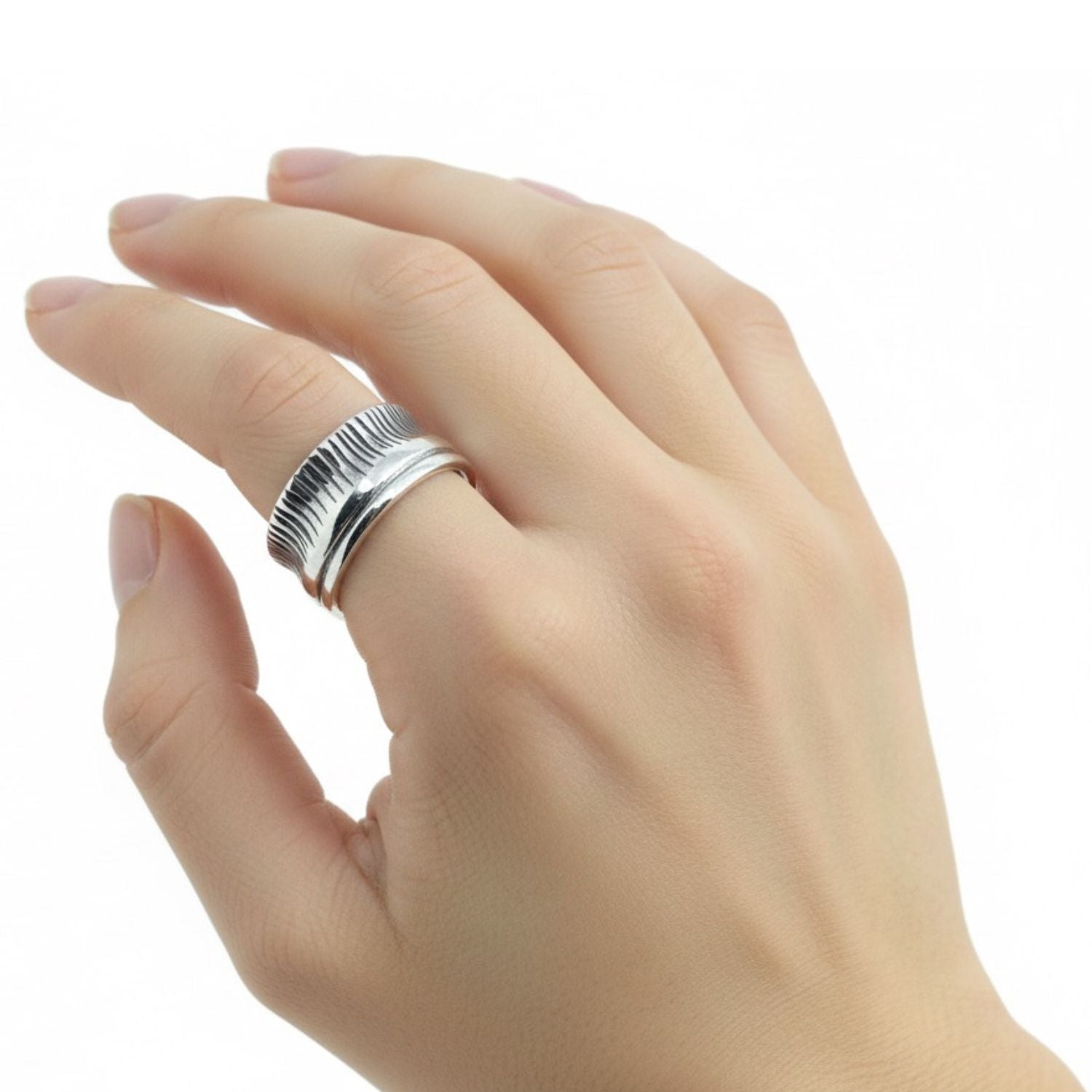 Barrel Ring – Unique Handcrafted Sterling Silver Statement Ring