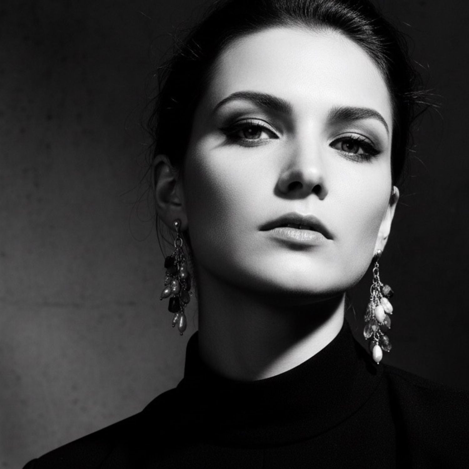 Grappolo Gemstone Drop Earrings with Pearls, Amethyst, Tiger Eye & Sodalite | Recycle Sterling Silver