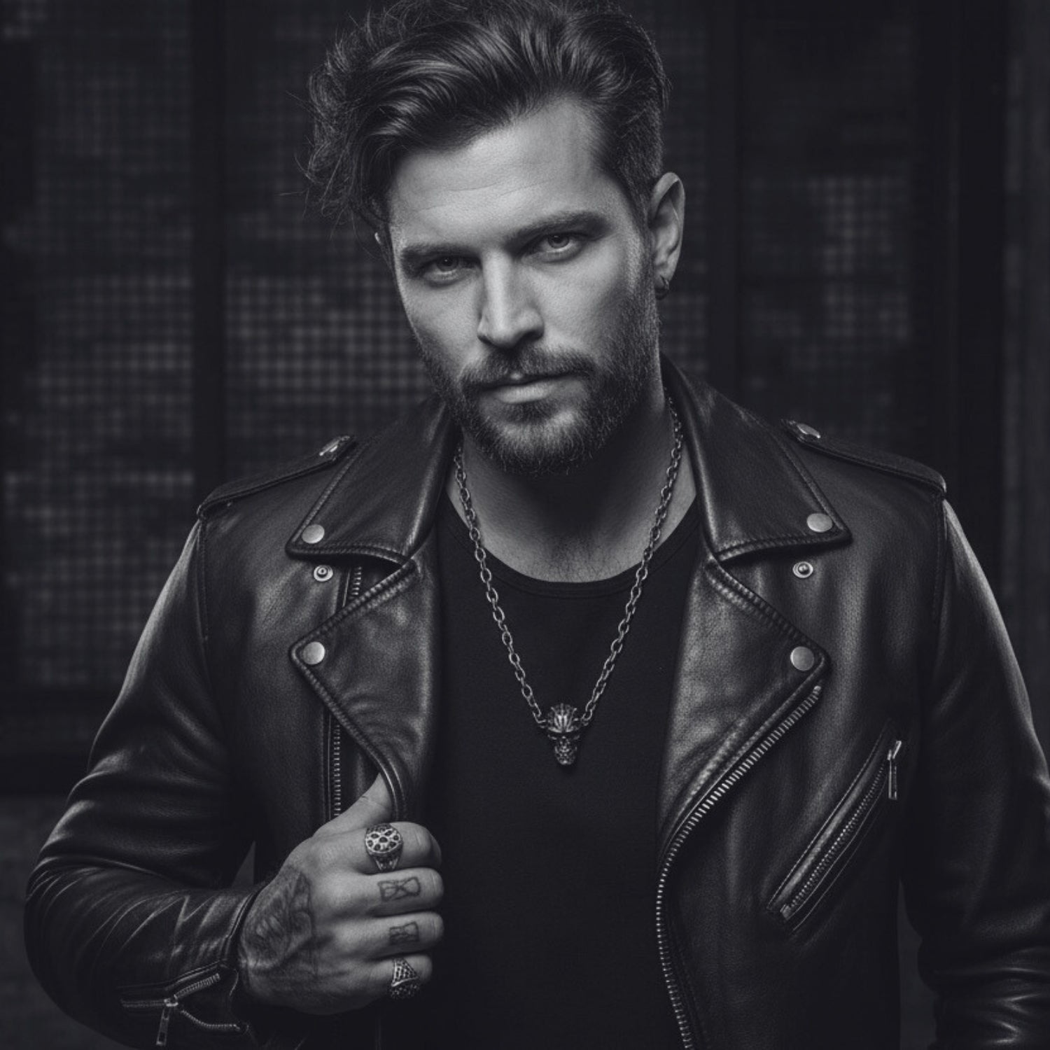 Skull Silver Chain and 18K Gold Necklace – Men’s Statement Jewellery