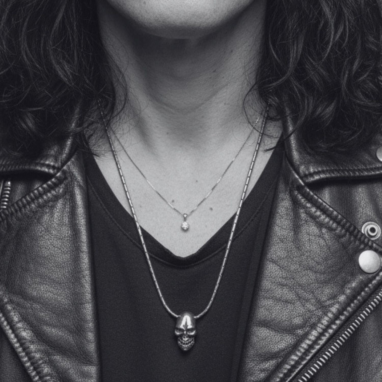 Skull Necklace – Sterling Silver 925 Paloma Chain