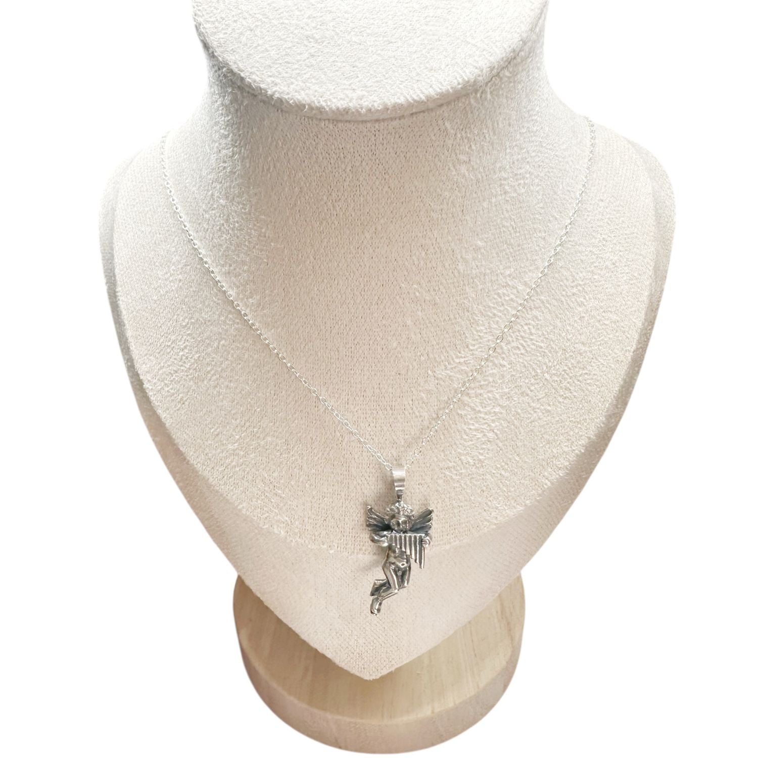 Cherub Panflute Necklace – Sterling Silver