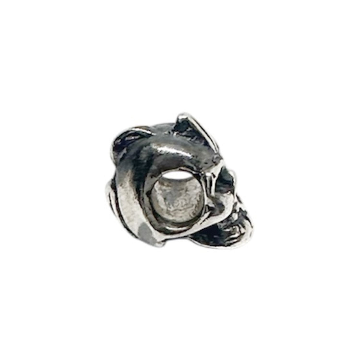 Punk Skull Bead Pendant – Raw, Gritty, and Full of Attitude