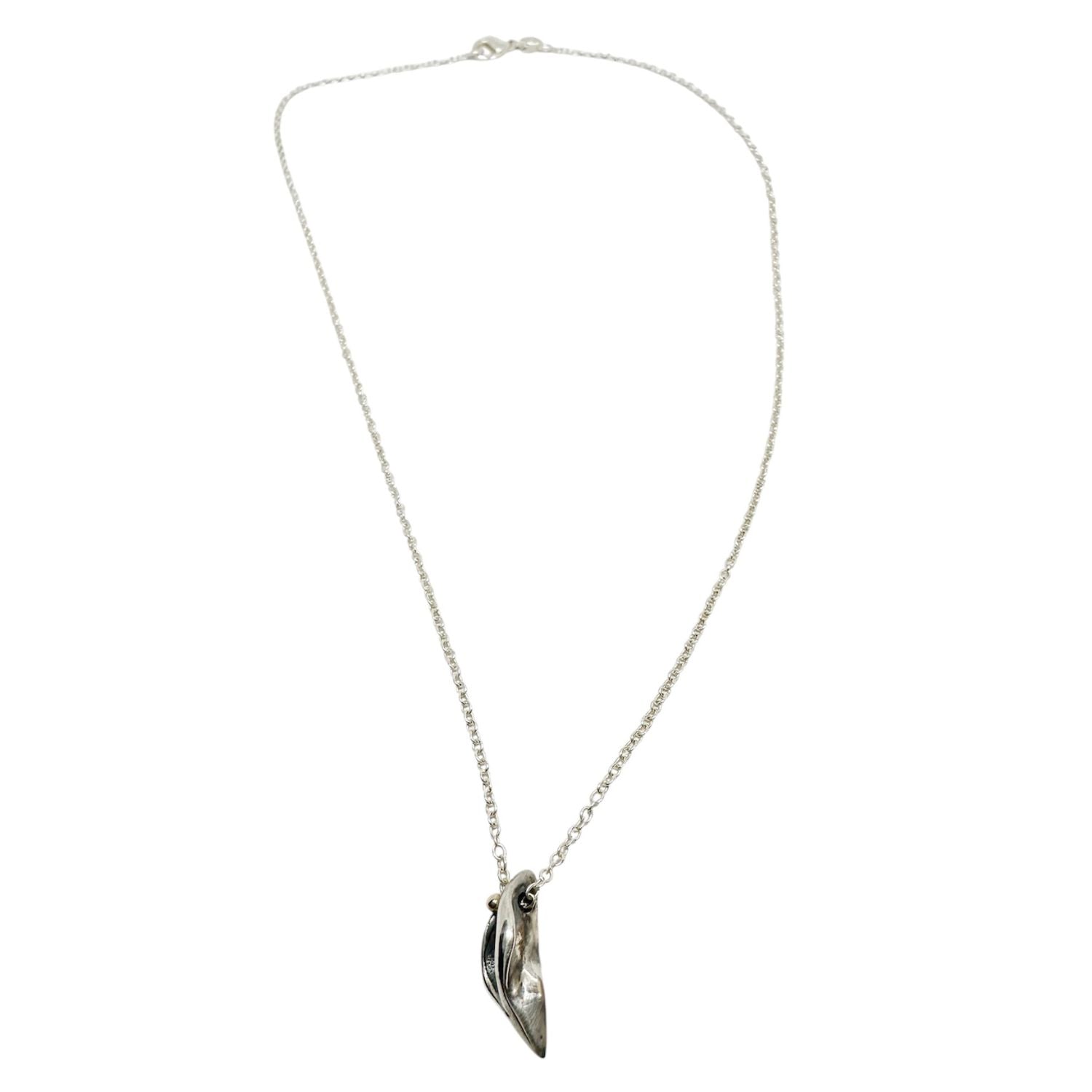 Erotika sculptural necklace in recycled sterling silver 925 with 18k yellow gold accent, oxidised and polished finish, handcrafted - Tg-Jewellery By Tamara Gervasio