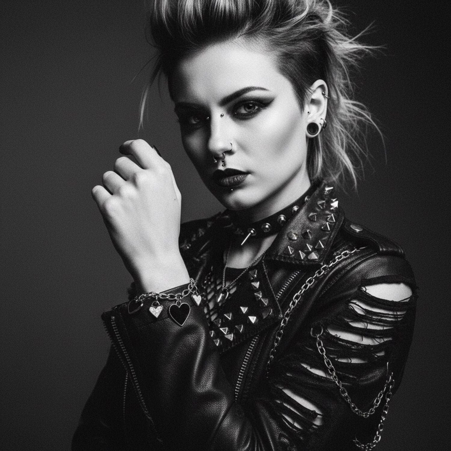 REGINA DI CUORI Heart Charm Bracelet – Sterling Silver