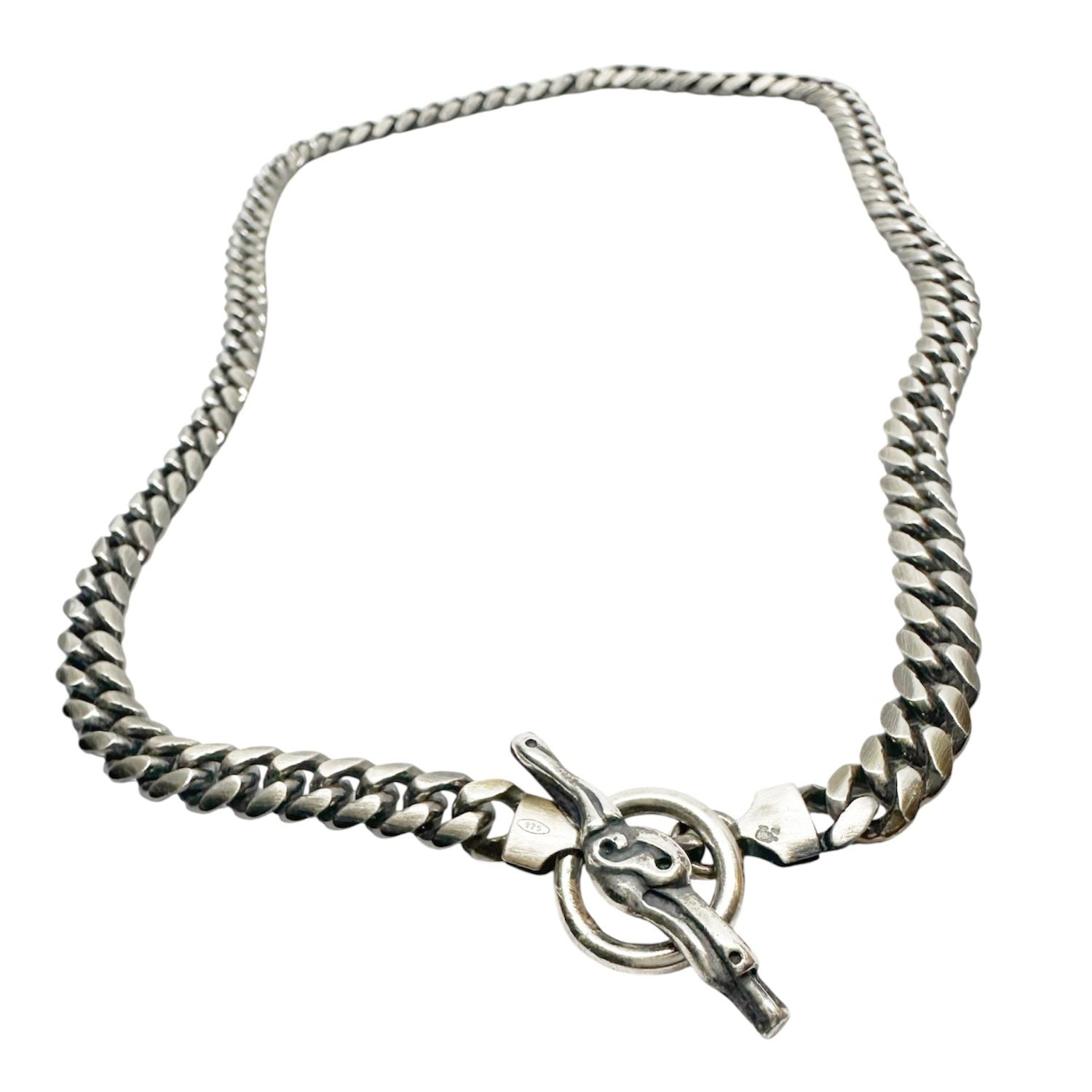 Celtic Dog Men's Oxide And Satin Curb Chain