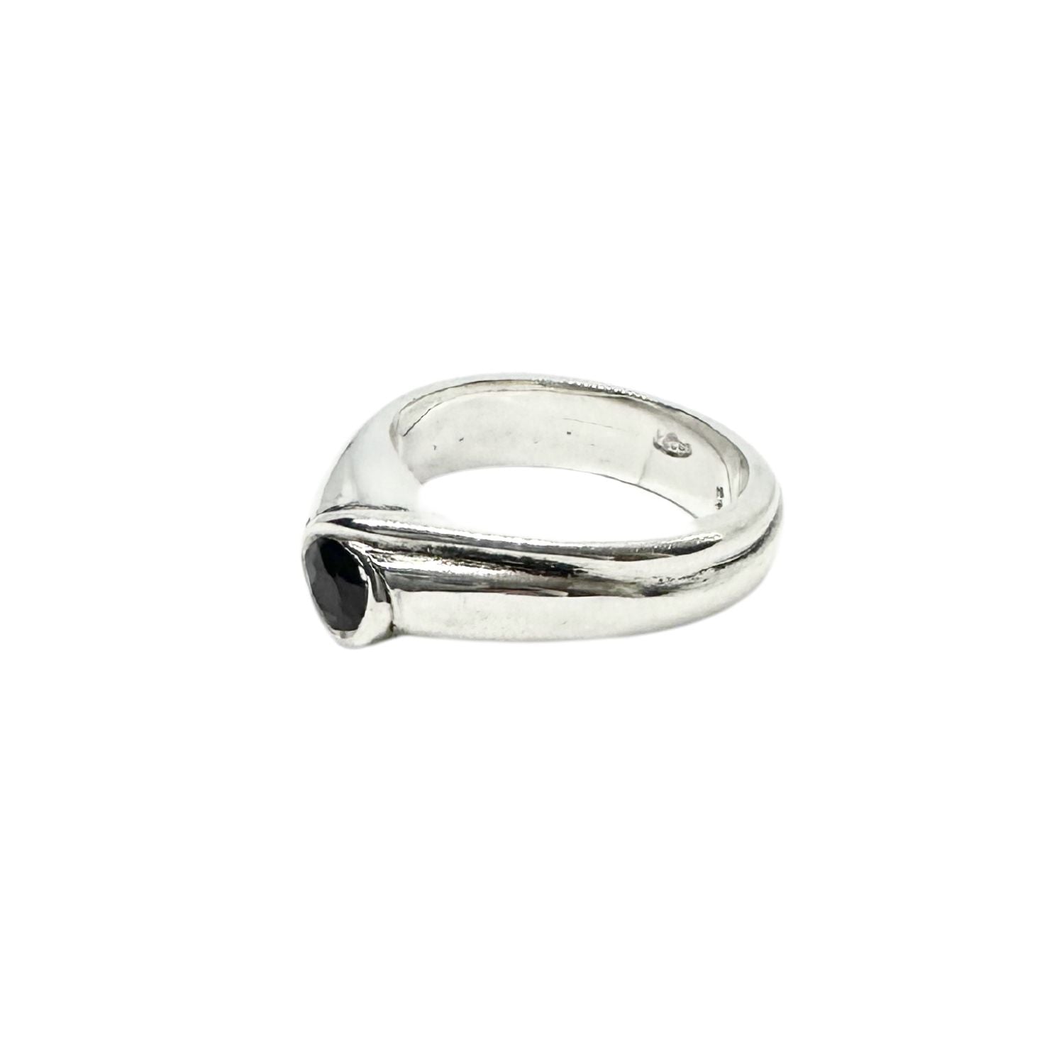 Sterling Silver Fish Ring with Garnet Gemstones - Tg-Jewellery By Tamara Gervasio